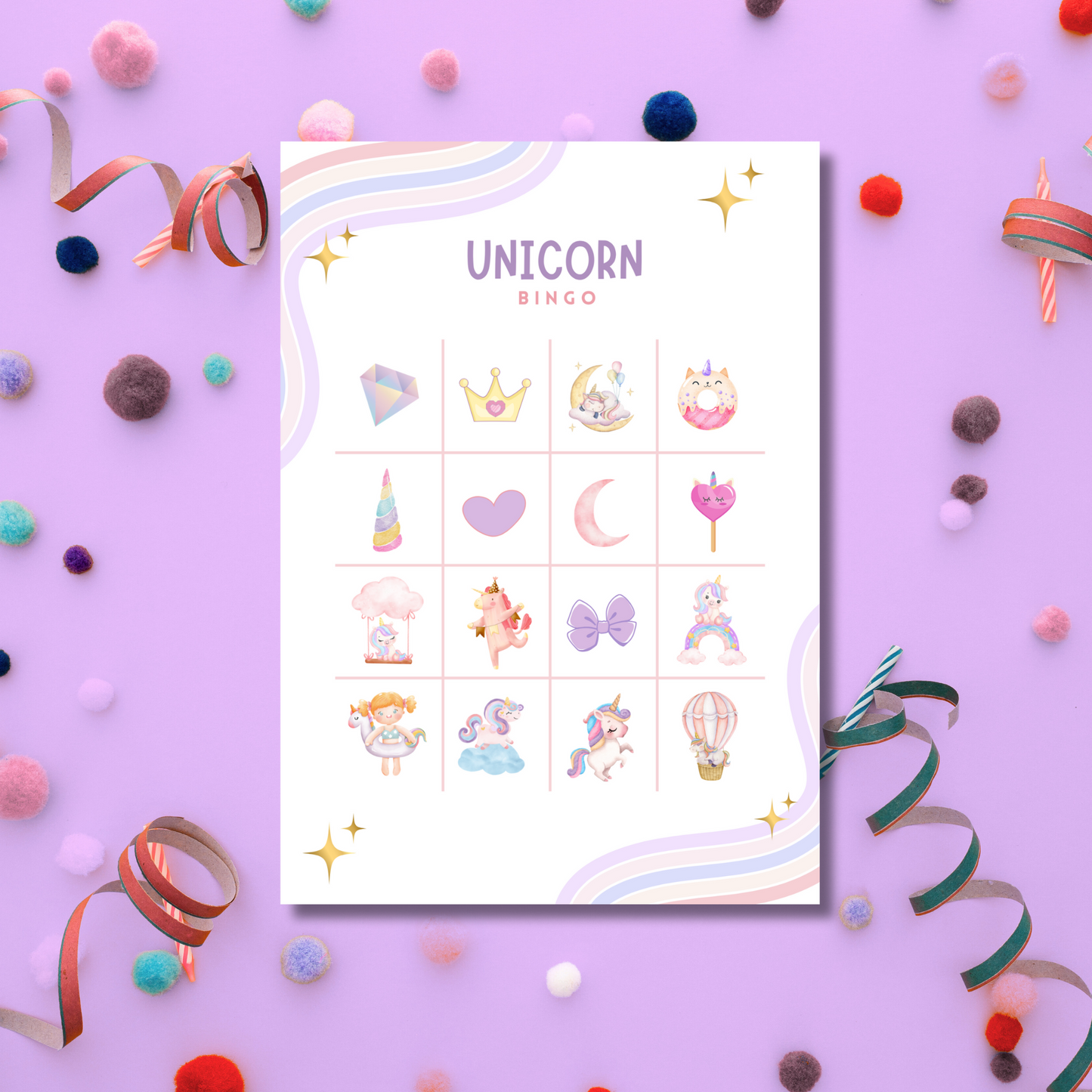 Unicorn bingo!